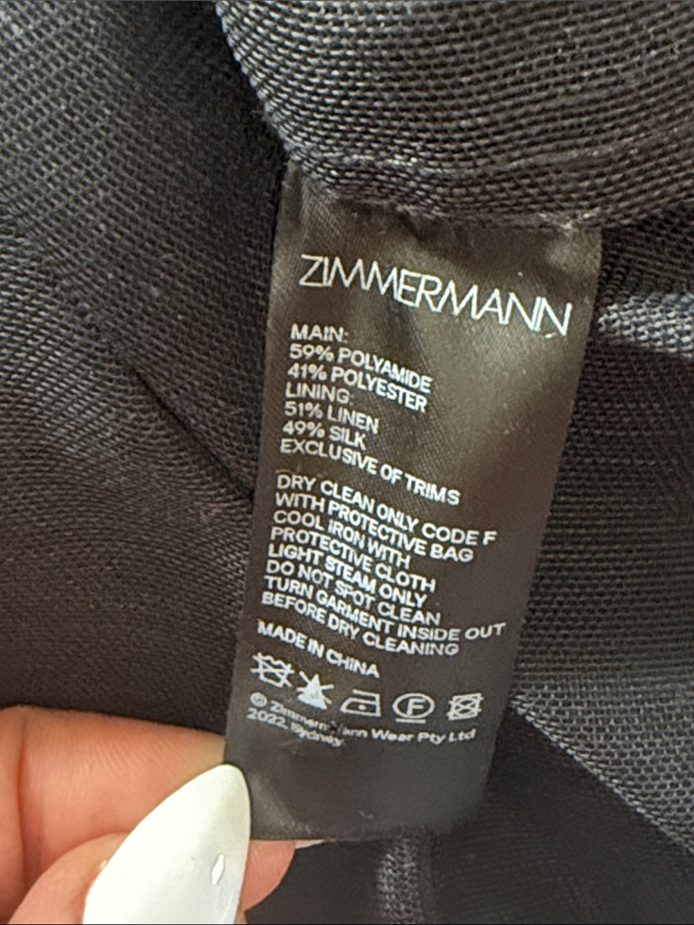 ZIMMERMANN PRIMA OFF SHOULDER BODICE ZIMMERMANN SIZE 0 - Picture 12 of 12